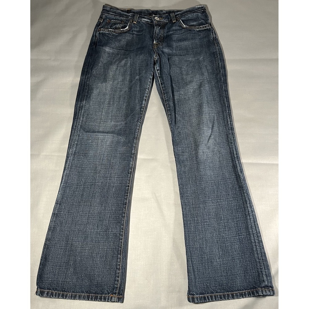 Lucky Brand Jeans Women Size 8/29 Blue Denim Bootcut Dark Wash Made‎ In USA